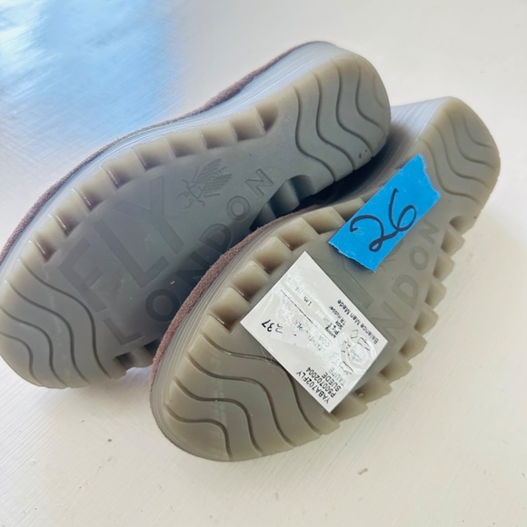 Fly London Yaba Suede Lace-Up Wedges Size 37 -7 - Picture 5 of 11